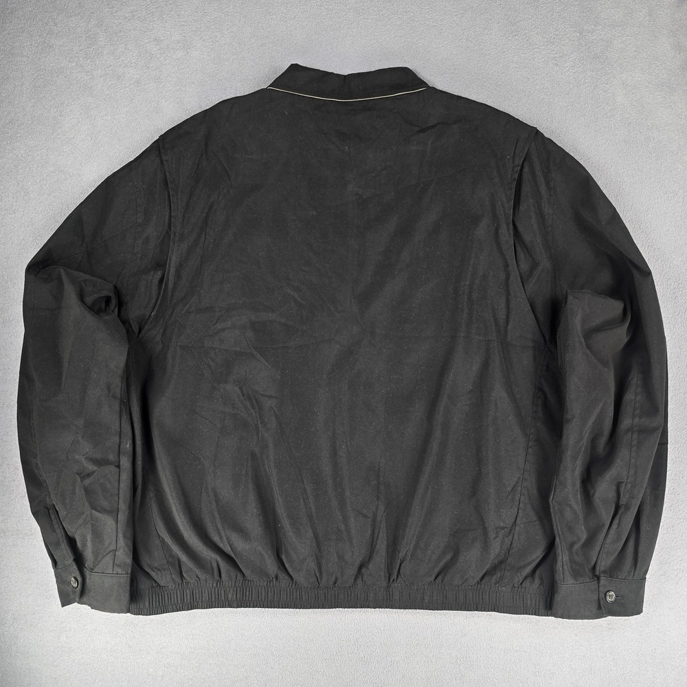 Polo Ralph Lauren Jacket Mens 2XL Black Bomber Full Zip Plaid Lined Preppy - Picture 2 of 10